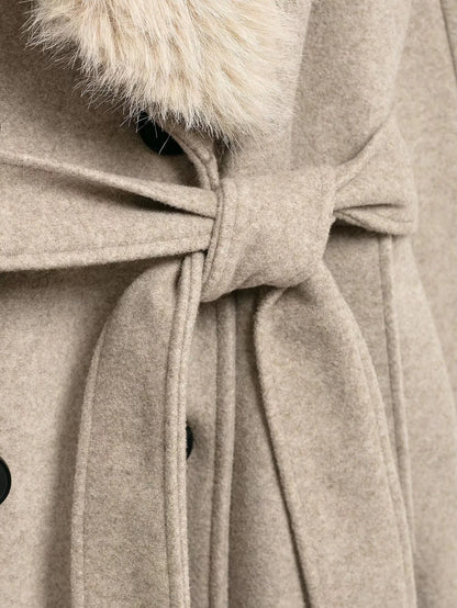Fur Collar Coat