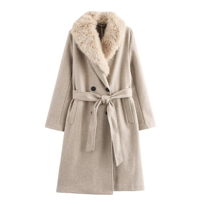 Fur Collar Coat