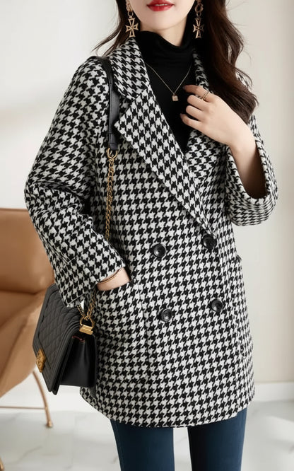 Women's Casual Woolen Suit Coat