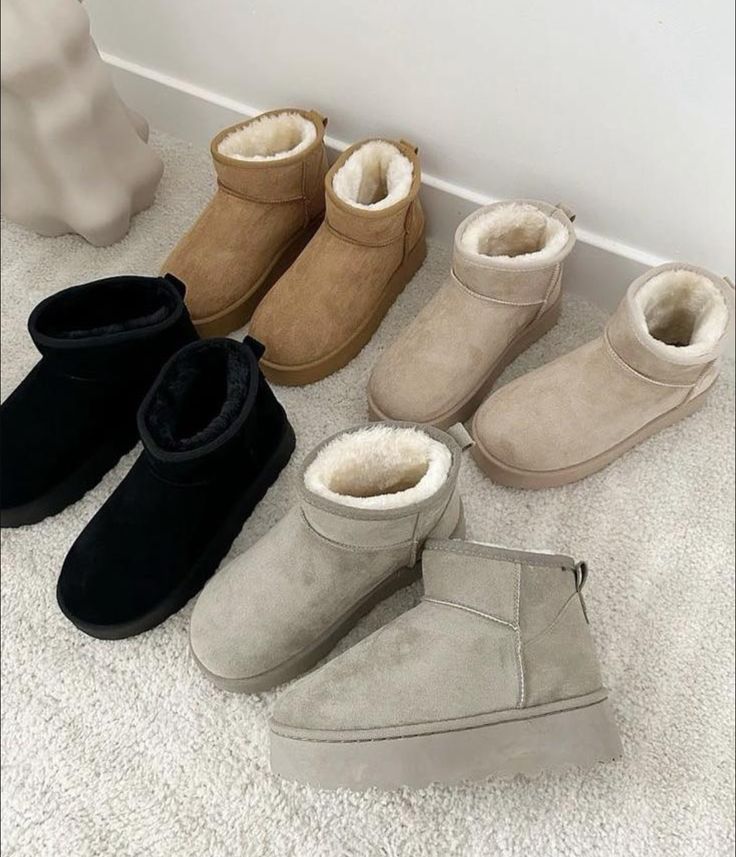 Women's Cotton Padded Winter Snow Boots